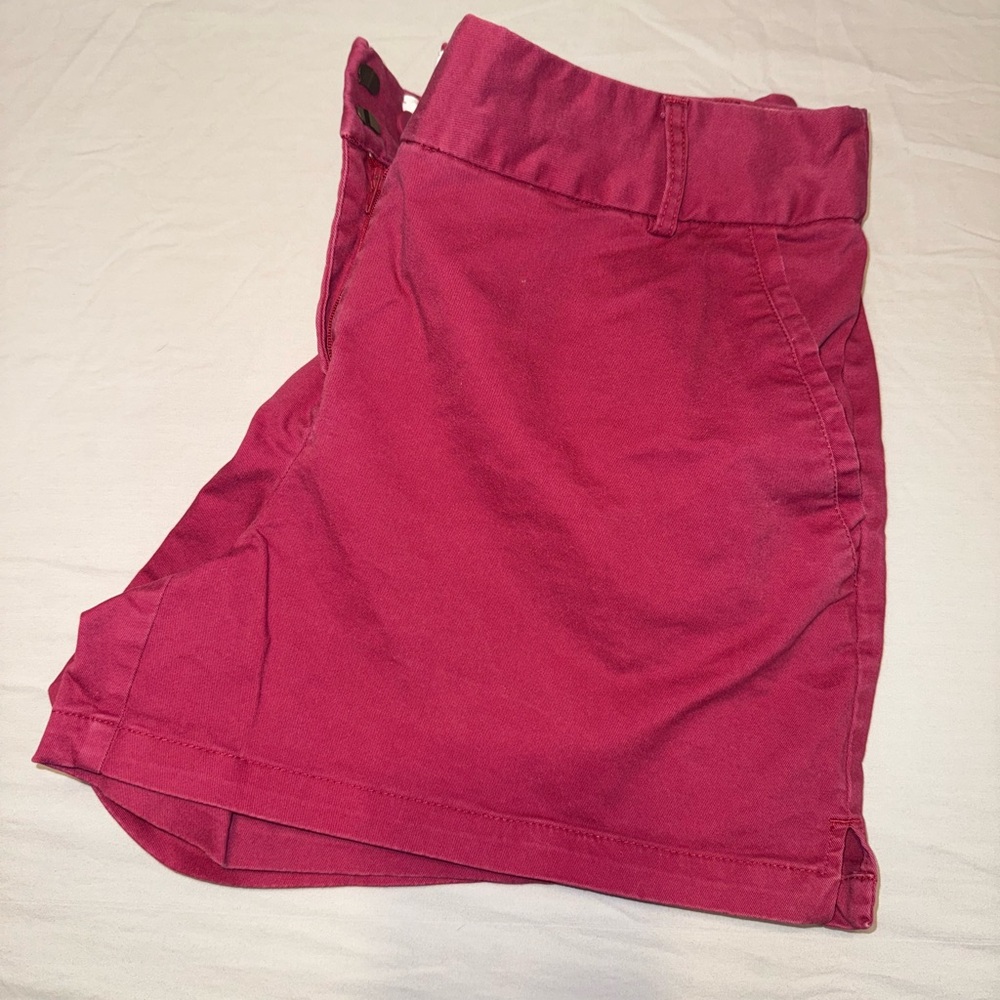LOFT Pink Skorts Casual Mid-Thigh Length